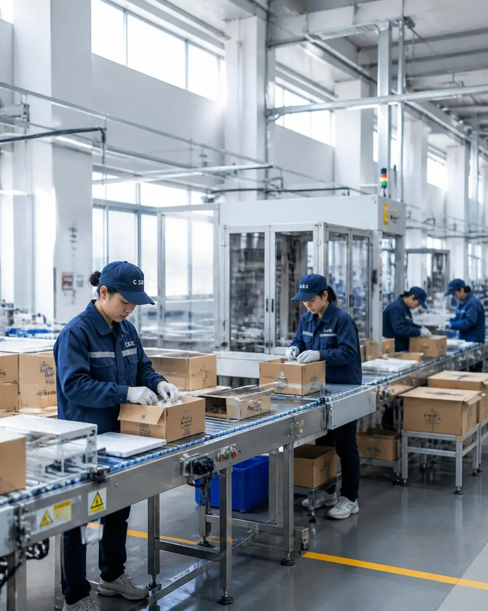 Công nhân làm việc trong nhà máy tại Hà Nam